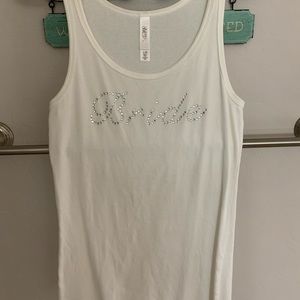 Rhinestone Bride Tank